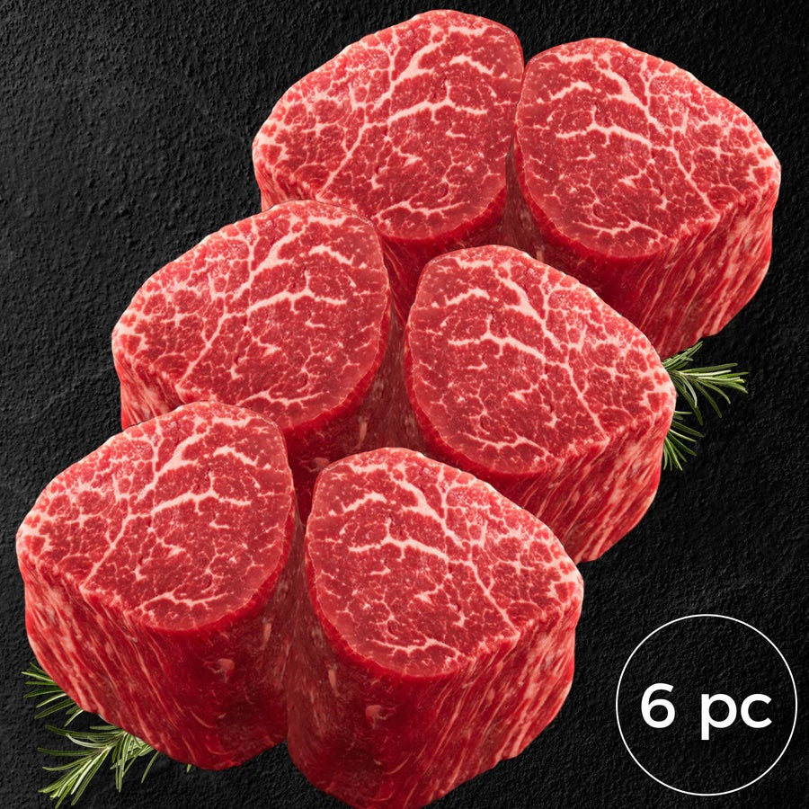 (6 pieces) 8oz Aged Filet Mignons Certified Angus Beef® SALE