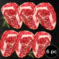 (6 pieces) 16oz Aged Ribeyes Boneless -  Premium Angus Beef - SALE!