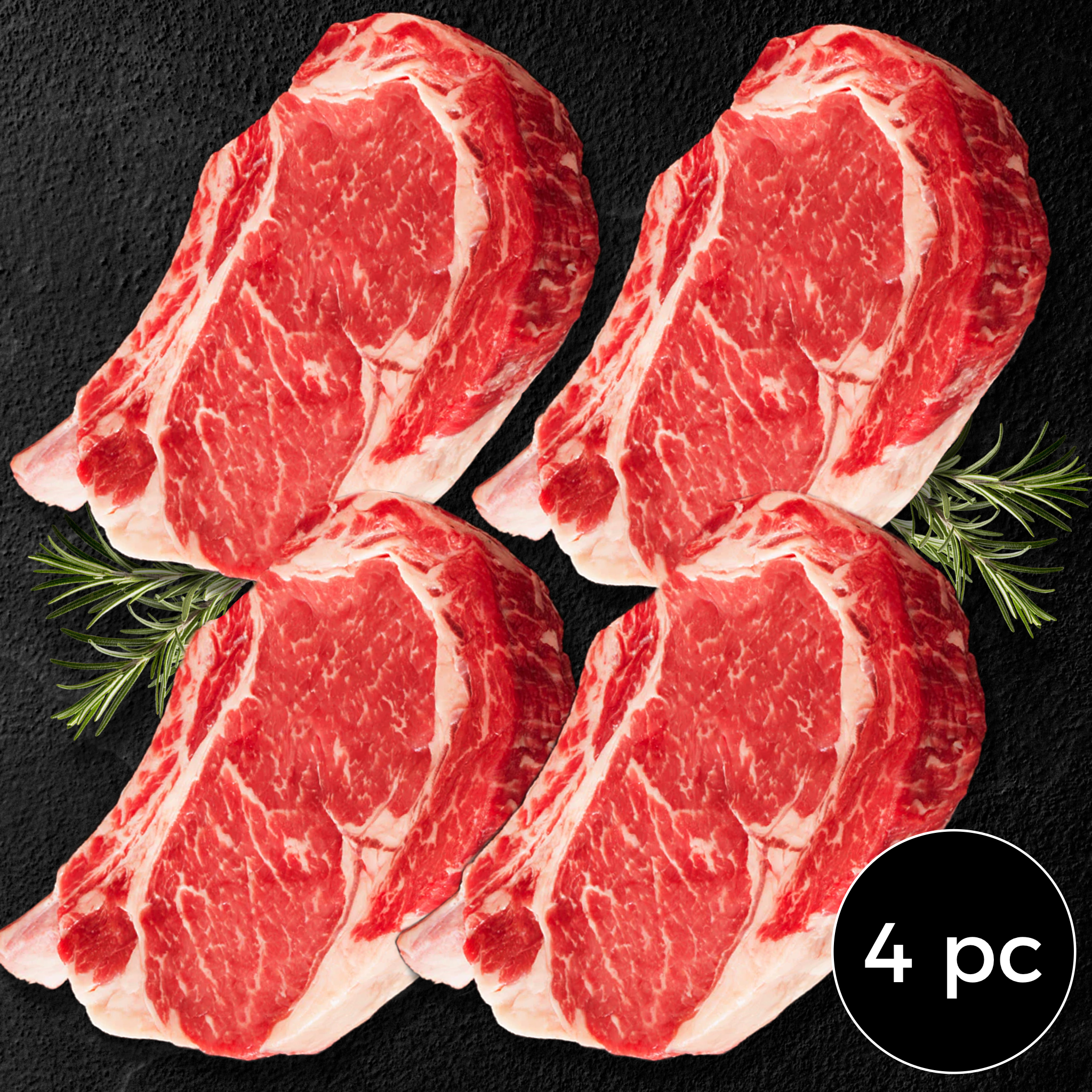 (4 pieces) 20oz Aged Ribeyes Bone-In - PRIME