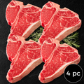 (4 pieces) 24oz Aged Porterhouses -  Premium Angus Beef - SALE!