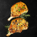 (6 pieces) 12oz Premium Pork Chops Bone-In